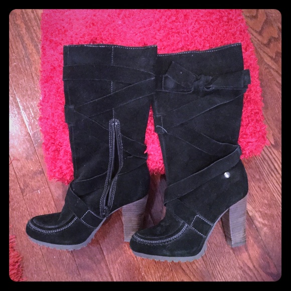 calvin klein jean boots